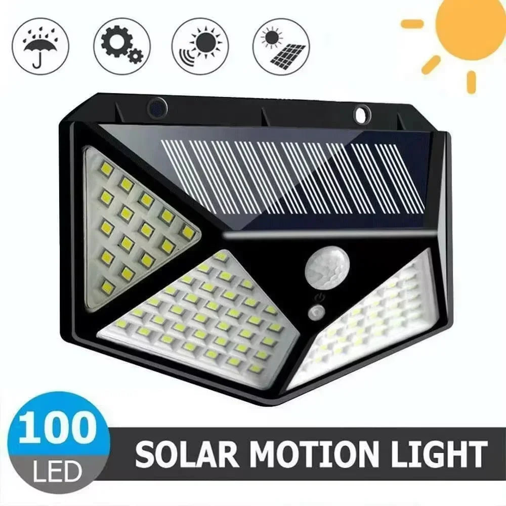 Luz Solar LED para Jardín – Multifuncional con Sensor de Movimiento | Decorativa, Impermeable y de Alta Potencia